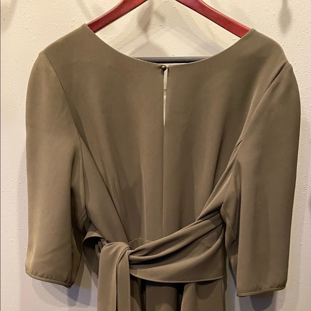 Lafayette 148 olive dress size 18
